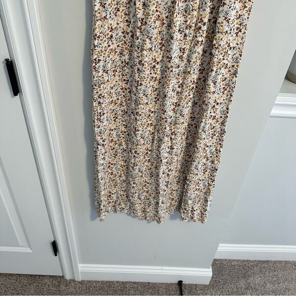 Reformation Jeans Cream Floral Mini Dress XS - Picture 9 of 10